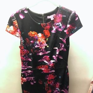 BETSEY JOHNSON floral multicolor dress